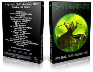 Artwork Cover of Iron Maiden 1990-10-05 DVD Hull Audience