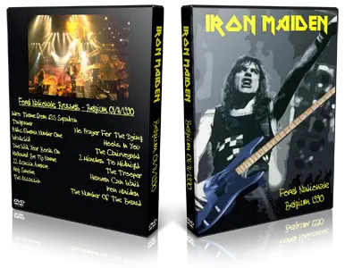 Artwork Cover of Iron Maiden 1990-11-01 DVD Brussels Audience