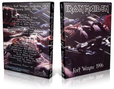 Artwork Cover of Iron Maiden 1996-02-28 DVD Fort Wayne Audience
