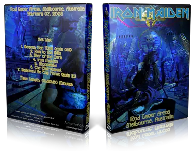 Artwork Cover of Iron Maiden 2008-02-07 DVD Melbourne Audience