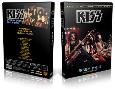 Artwork Cover of KISS 1983-11-11 DVD Essen Audience