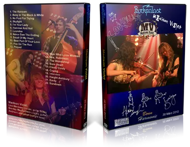 Artwork Cover of Madison Violet 2010-03-20 DVD Bonn Proshot