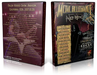Artwork Cover of Metal Allegiance 2017-01-20 DVD Anaheim Audience