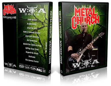 Artwork Cover of Metal Church 2016-08-06 DVD Wacken Proshot