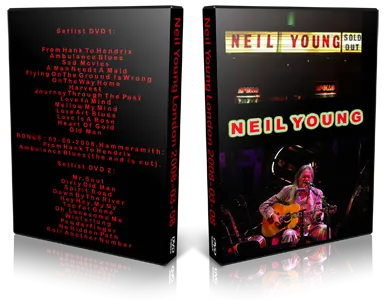 Artwork Cover of Neil Young 2008-03-08 DVD London Audience