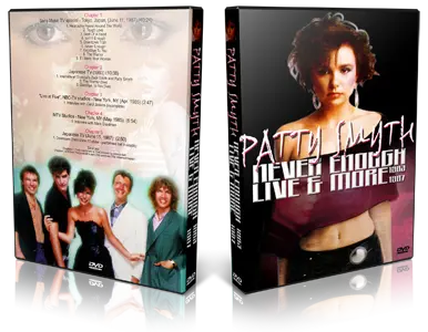 Artwork Cover of Patti Smith Compilation DVD Never Enough Live and More 1983-1987 Proshot