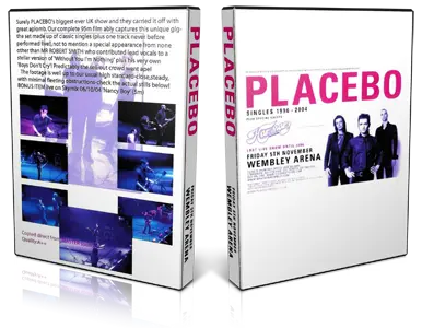 Artwork Cover of Placebo and The Cure 2004-11-05 DVD London Audience
