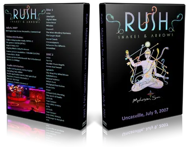 Artwork Cover of Rush 2007-07-09 DVD Uncasville Audience