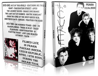 Artwork Cover of The Cure 2000-04-12 DVD Paris Audience