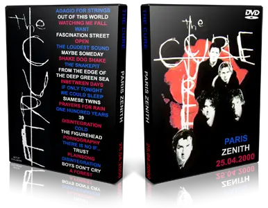 Artwork Cover of The Cure 2000-04-25 DVD Florence Audience