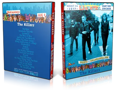 Artwork Cover of The Killers 2017-08-04 DVD Lollapalooza Proshot