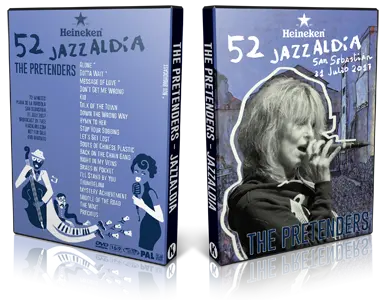 Artwork Cover of The Pretenders 2017-07-21 DVD San Sebastian Proshot