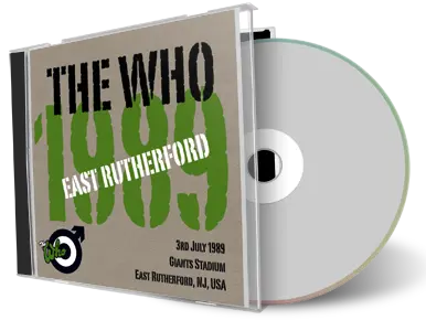 Artwork Cover of The Who 1989-07-03 CD East Rutherford Audience