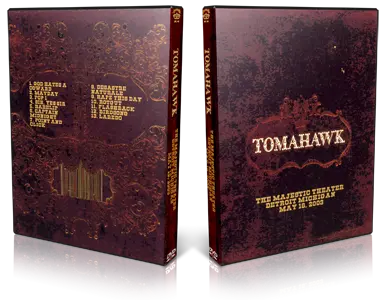 Artwork Cover of Tomahawk 2003-05-16 DVD Detroit Audience