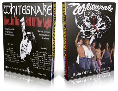 Artwork Cover of Whitesnake 2004-11-14 DVD St Petersburg Audience