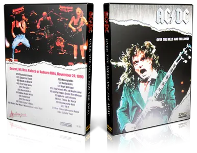 Artwork Cover of ACDC 1990-11-24 DVD Detroit Proshot
