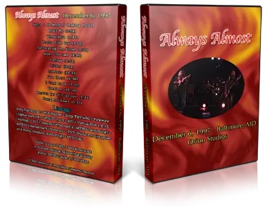 Artwork Cover of Always Almost 1997-12-06 DVD Baltimore Audience