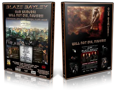 Artwork Cover of Blaze Bayley 2009-01-11 DVD Sao Paulo Audience