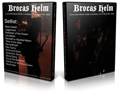 Artwork Cover of Brocas Helm 2009-03-08 DVD Berkley Audience