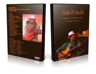 Artwork Cover of Carlos Santana 2009-02-25 DVD Del Mar Proshot