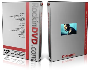 Artwork Cover of D Angelo Compilation DVD Washington 1996 Proshot