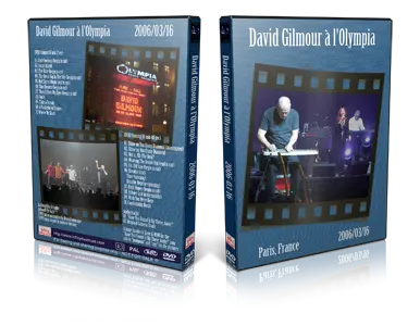 Artwork Cover of David Gilmour 2006-03-16 DVD Paris Audience