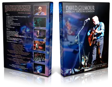 Artwork Cover of David Gilmour 2002-02-16 DVD London Audience