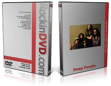 Artwork Cover of Deep Purple 2008-03-01 DVD Santiago Audience