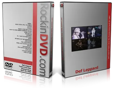 Artwork Cover of Def Leppard 1997-04-19 DVD Buenos Aires Proshot