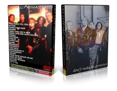 Artwork Cover of Def Leppard 1999-10-02 DVD Various Proshot
