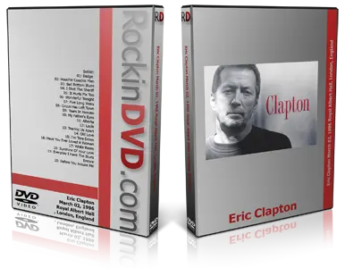 Artwork Cover of Eric Clapton 1996-03-02 DVD London Audience