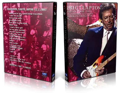 Artwork Cover of Eric Clapton 2003-12-02 DVD Tokyo Audience