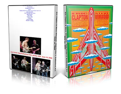 Artwork Cover of Eric Clapton 2009-06-10 DVD East Rutherford Audience
