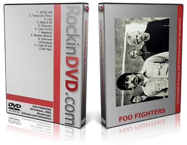 Artwork Cover of Foo Fighters 2002-10-28 DVD Toronto Proshot