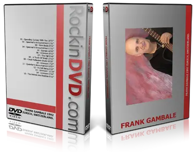 Artwork Cover of Frank Gambale Compilation DVD 1992 Zurich Proshot