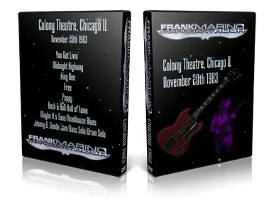 Artwork Cover of Frank Marino 1983-11-20 DVD Chicago Proshot