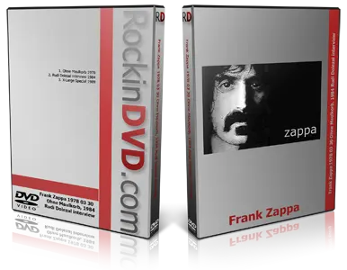 Artwork Cover of Frank Zappa 1978-03-30 DVD Various Proshot