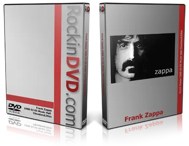 Artwork Cover of Frank Zappa 1988-03-05 DVD Cleveland Audience