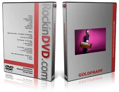 Artwork Cover of Goldfrapp 2004-06-25 DVD Glastonbury Proshot