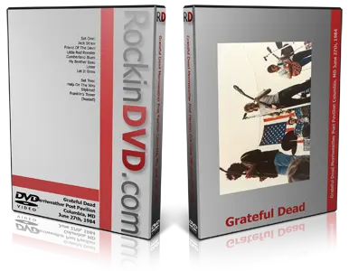 Artwork Cover of Grateful Dead 1984-06-27 DVD Columbia Audience