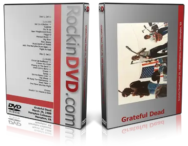 Artwork Cover of Grateful Dead 1988-03-26 DVD Hampton Audience