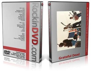 Artwork Cover of Grateful Dead 1990-09-18 DVD New York City Audience