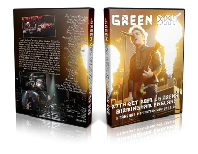 Artwork Cover of Green Day 2009-10-27 DVD Birmingham Audience
