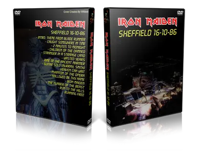 Artwork Cover of Iron Maiden 1986-10-16 DVD Sheffield Audience