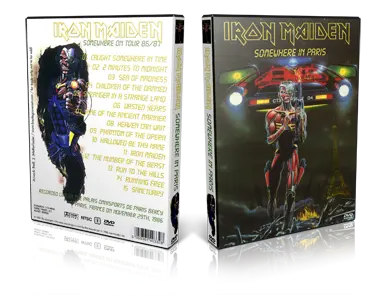 Artwork Cover of Iron Maiden 1986-11-29 DVD Paris Proshot