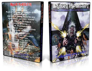 Artwork Cover of Iron Maiden 1990-11-03 DVD Leiden Audience