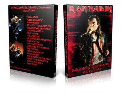 Artwork Cover of Iron Maiden 1990-12-03 DVD Munich Audience