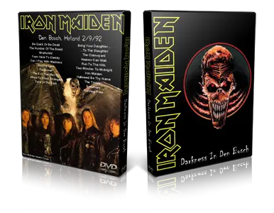 Artwork Cover of Iron Maiden 1992-02-09 DVD Den Bosch Audience