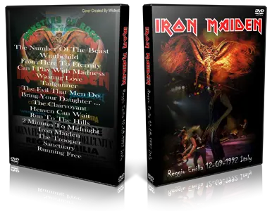 Artwork Cover of Iron Maiden 1992-12-09 DVD Reggio Emilia Proshot