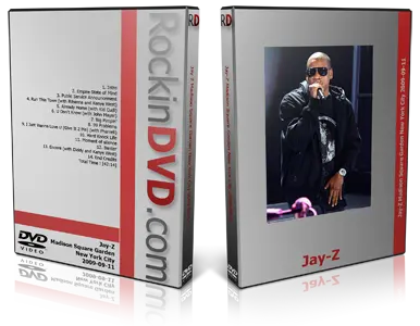 Artwork Cover of Jay-Z 2009-09-11 DVD New York City Proshot